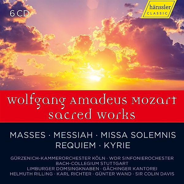 W.A.Mozart-Sacred Works, Helmuth Rilling, Gächinger Kantorei et al.