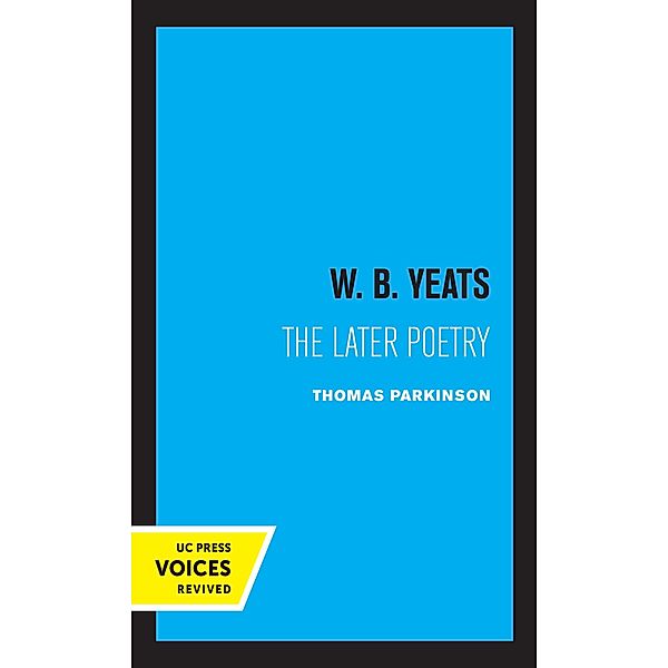 W. B. Yeats, Thomas Parkinson