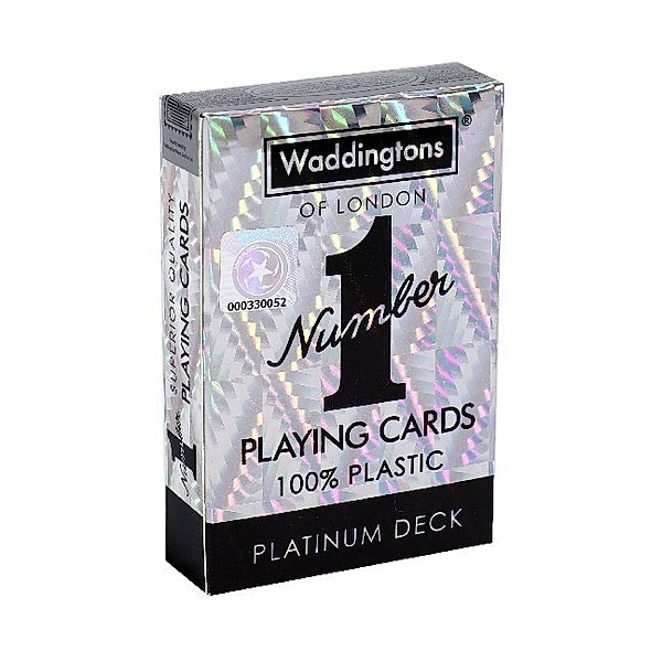 Winning Moves Waddingtons of London Number 1 Playing Cards Platinum Deck (Spielkarten)