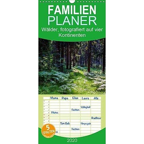 Wälder, fotografiert auf vier Kontinenten - Familienplaner hoch (Wandkalender 2020 , 21 cm x 45 cm, hoch), Richard Walliser