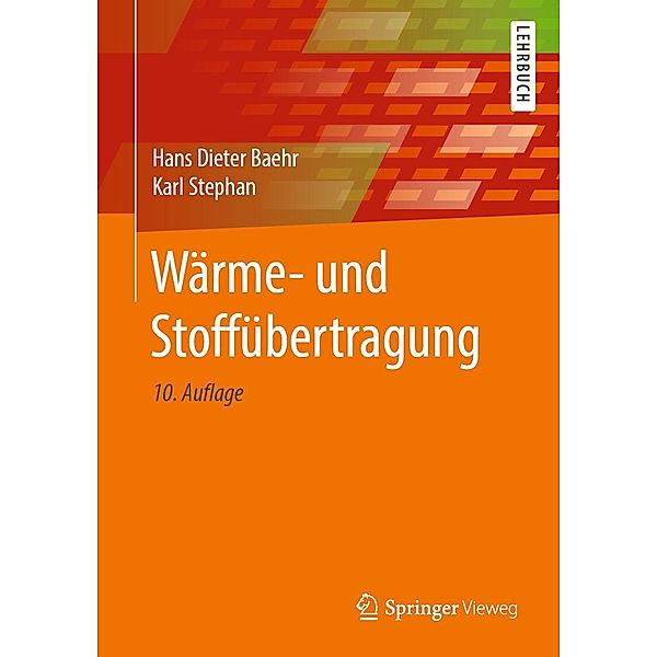 Wärme- und Stoffübertragung, Hans Dieter Baehr, Karl Stephan