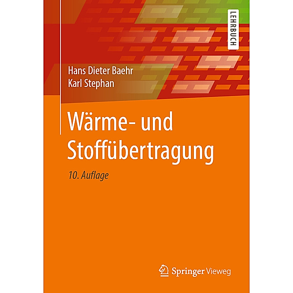 Wärme- und Stoffübertragung, Hans Dieter Baehr, Karl Stephan