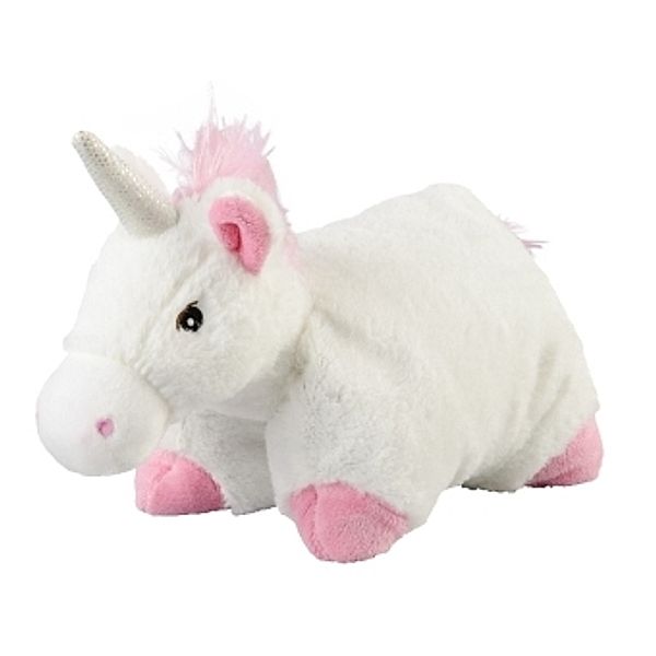 Warmies® Wärmekissen EINHORN mit Hirse/Lavendel in weiß/rosa