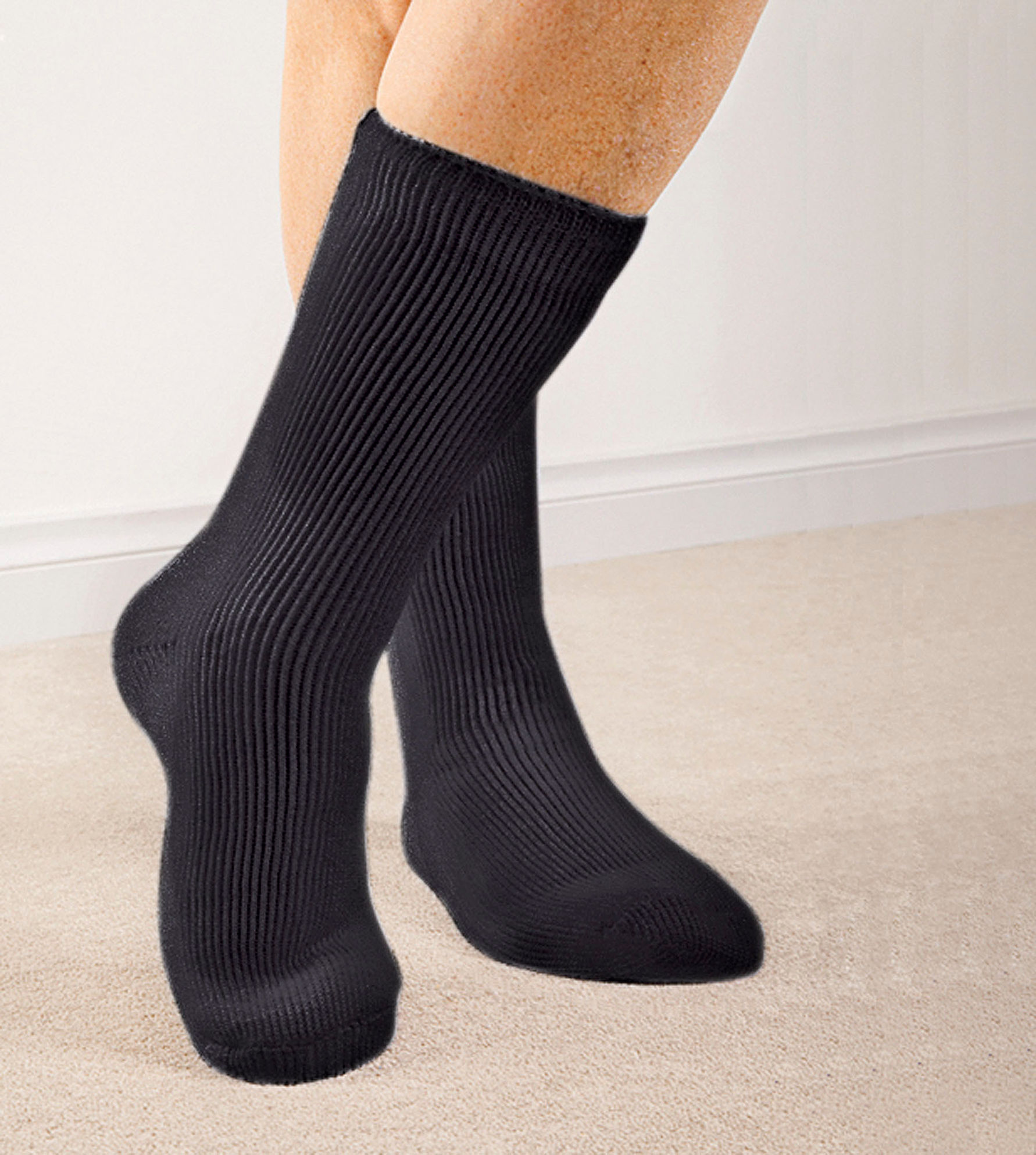 Wärmespeichernde Socken Damen, schwarz Größe: 38-42 online kaufen - Orbisana