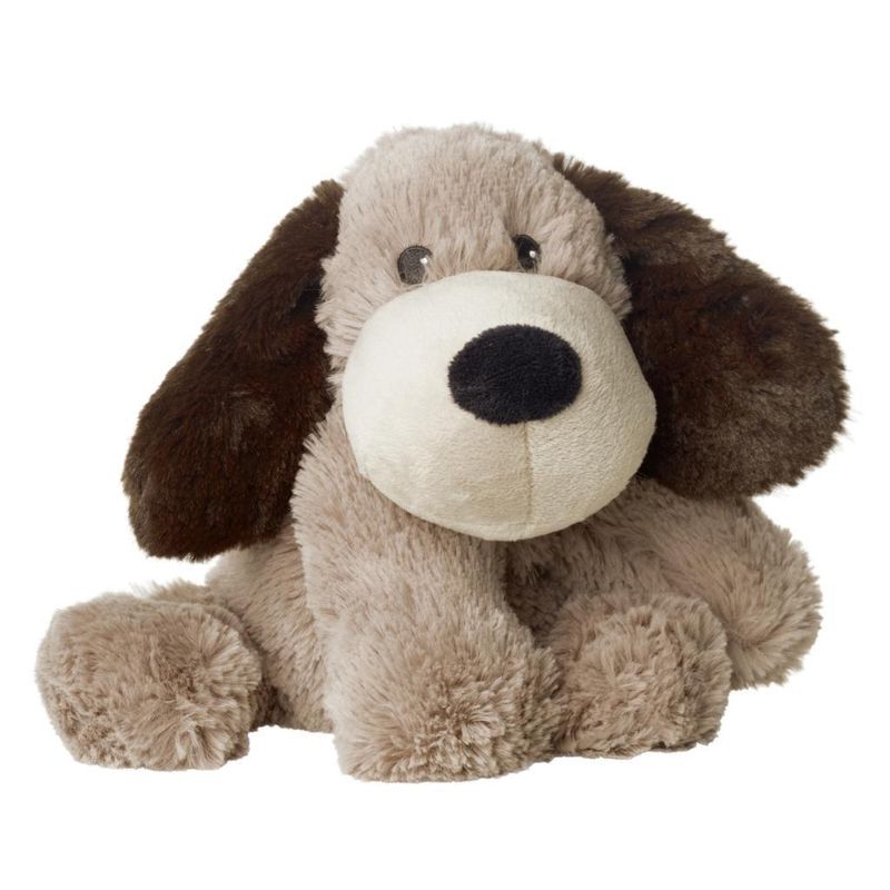 Wärmestofftier HUND GARY mit Hirse/Lavendel in beige/braun