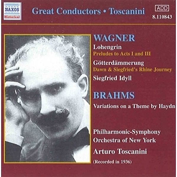 Wagner/Brahms, Arturo Toscanini, Pso New York