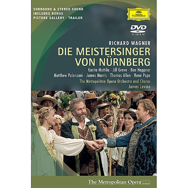 Wagner: Die Meistersinger von Nürnberg, B Heppner, K Mattila, J Morris, J Levine, Moo