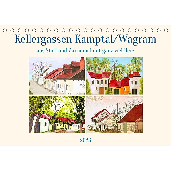 Wagramer KellergassenAT-Version  (Tischkalender 2023 DIN A5 quer), Johanna Schöchtner-Errath