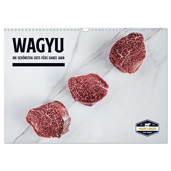 WAGYU (Wandkalender 2024 DIN A3 quer), CALVENDO Monatskalender, Philipp & Friends