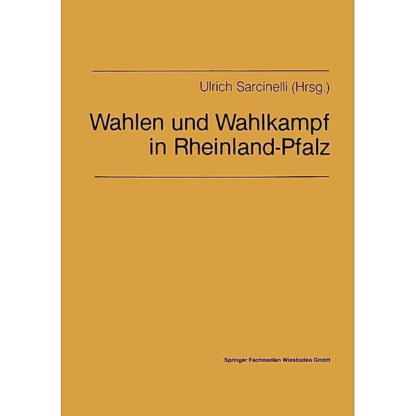 Wahlen und Wahlkampf in Rheinland-Pfalz
