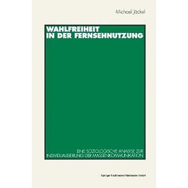 Wahlfreiheit in der Fernsehnutzung, Michael Jäckel