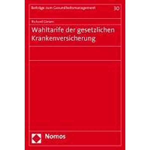 Wahltarife der gesetzlichen Krankenversicherung, Richard Giesen