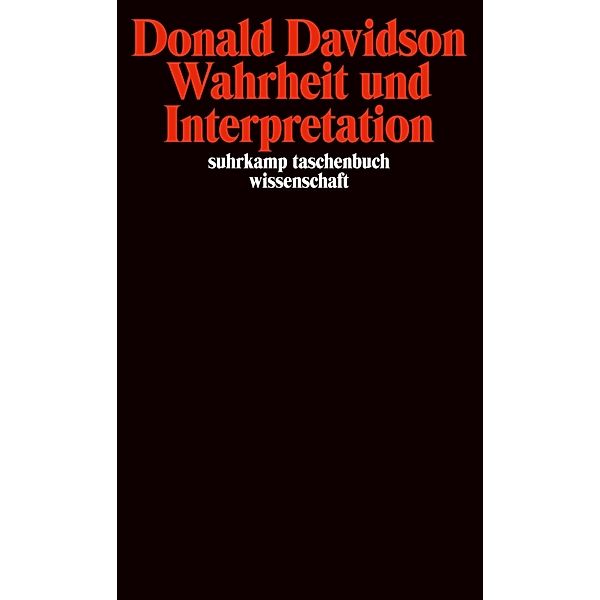 Wahrheit und Interpretation, Donald Davidson