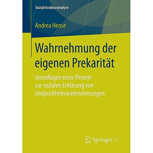 Wahrnehmung der eigenen Prekarität / Sozialstrukturanalyse, Andrea Hense