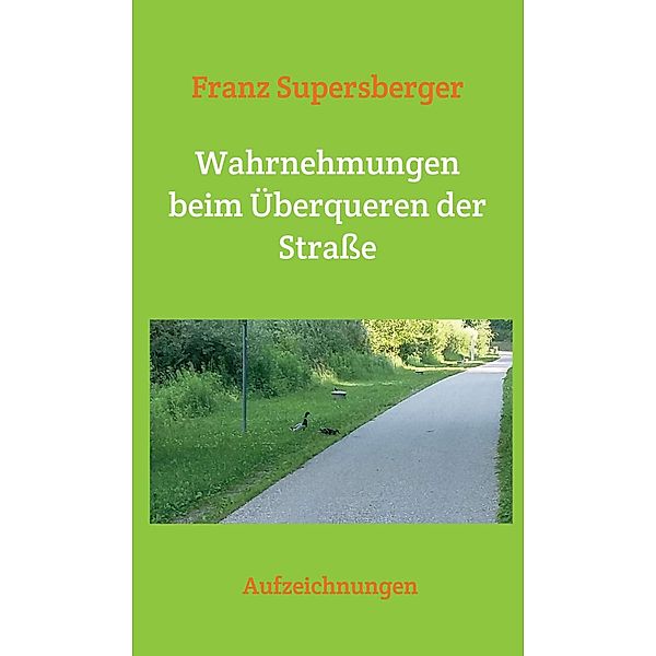 Wahrnehmungen beim Überqueren der Straße, Franz Supersberger