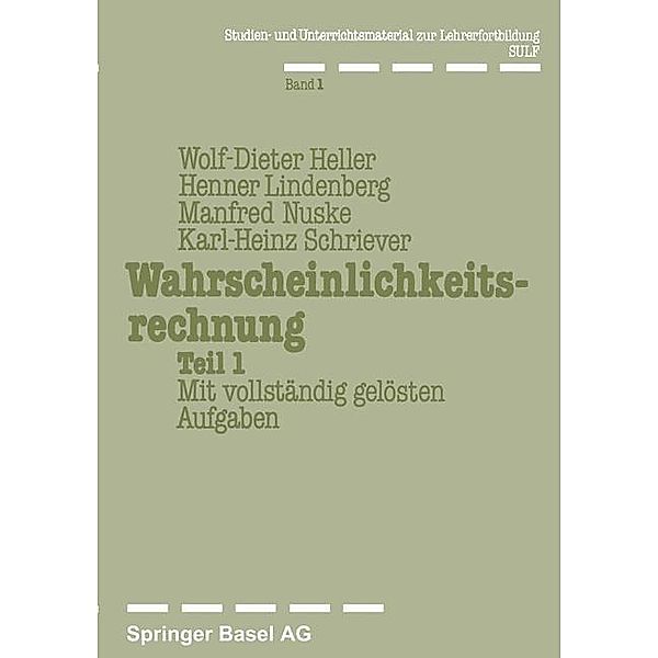 Wahrscheinlichkeitsrechnung Teil 1, Heller, Nuske, Lindenberg, SCHRIEVER