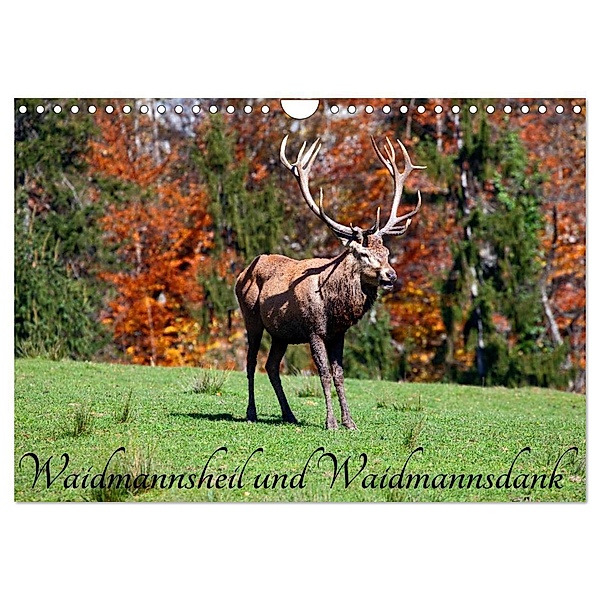 Waidmannsheil und Waidmannsdank (Wandkalender 2024 DIN A4 quer), CALVENDO Monatskalender, Christa Kramer