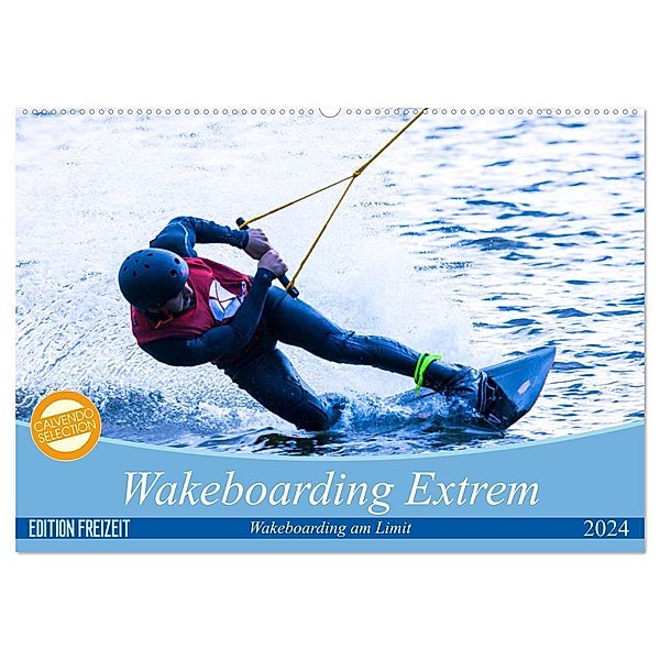 Wakeboarding Extrem (Wandkalender 2024 DIN A2 quer), CALVENDO Monatskalender, Marc Heiligenstein