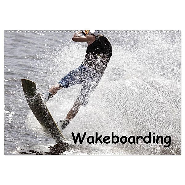 Wakeboarding (Wandkalender 2024 DIN A2 quer), CALVENDO Monatskalender, Marc Heiligenstein