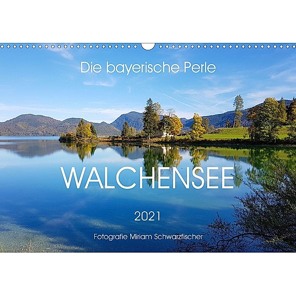 Walchensee (Wandkalender 2021 DIN A3 quer), Miriam Schwarzfischer