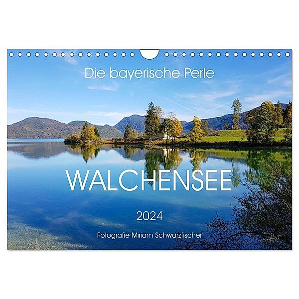 Walchensee (Wandkalender 2024 DIN A4 quer), CALVENDO Monatskalender, Miriam Schwarzfischer