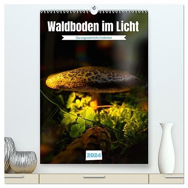 Waldboden im Licht (hochwertiger Premium Wandkalender 2024 DIN A2 hoch), Kunstdruck in Hochglanz, Calvendo, Torsten Irmer