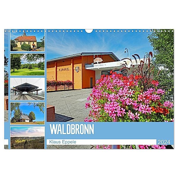 Waldbronn (Wandkalender 2024 DIN A3 quer), CALVENDO Monatskalender, Klaus Eppele