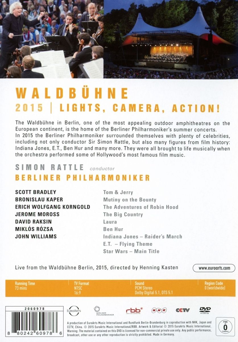 Waldbühne Berlin - Camera, Lights, Action! von Simon Rattle