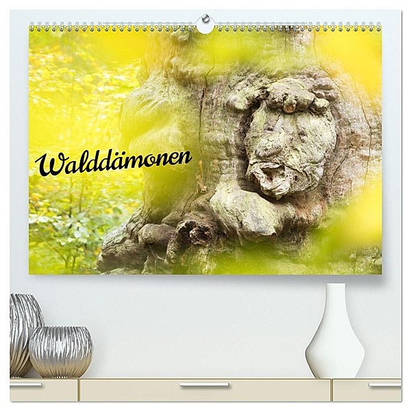 Walddämonen (hochwertiger Premium Wandkalender 2024 DIN A2 quer), Kunstdruck in Hochglanz, Wilfried Martin (GDT)