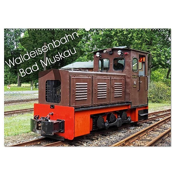 Waldeisenbahn Bad Muskau (Wandkalender 2024 DIN A2 quer), CALVENDO Monatskalender, Joy Valley