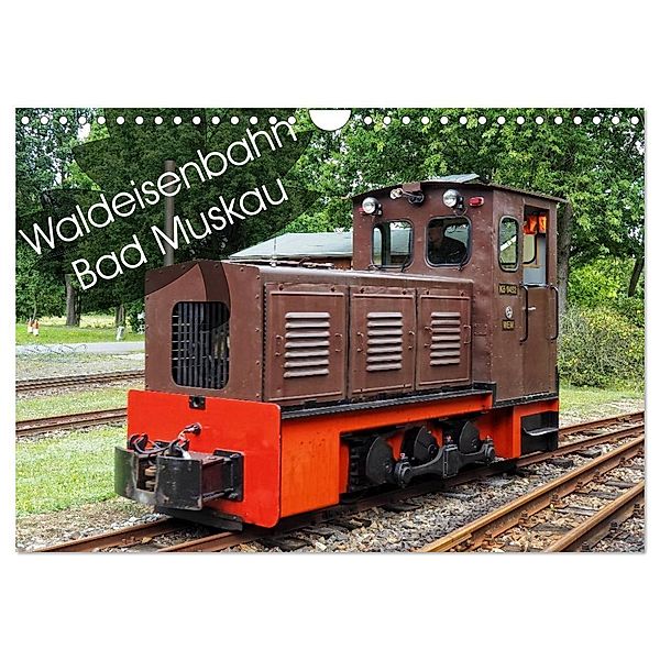 Waldeisenbahn Bad Muskau (Wandkalender 2024 DIN A4 quer), CALVENDO Monatskalender, Joy Valley