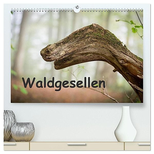 Waldgesellen - entdecke die Vielfalt (hochwertiger Premium Wandkalender 2025 DIN A2 quer), Kunstdruck in Hochglanz, Calvendo, Holger Losekann