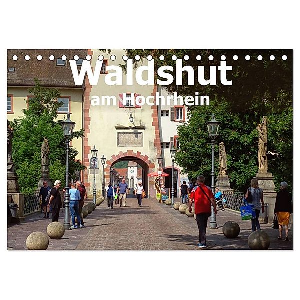 Waldshut am Hochrhein (Tischkalender 2025 DIN A5 quer), CALVENDO Monatskalender, Calvendo, Liselotte Brunner-Klaus