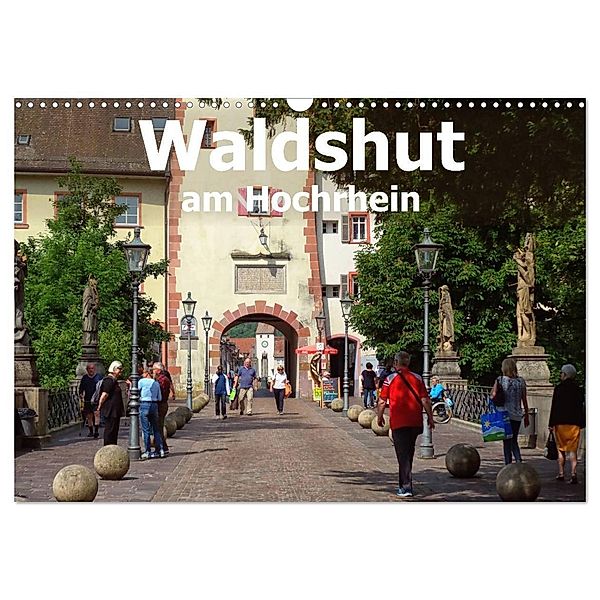 Waldshut am Hochrhein (Wandkalender 2024 DIN A3 quer), CALVENDO Monatskalender, Liselotte Brunner-Klaus