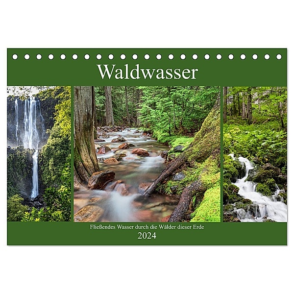 Waldwasser (Tischkalender 2024 DIN A5 quer), CALVENDO Monatskalender, Thomas Klinder