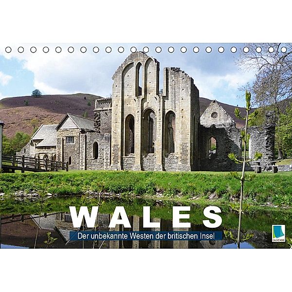 Wales - der unbekannte Westen der britischen Insel (Tischkalender 2021 DIN A5 quer), Calvendo