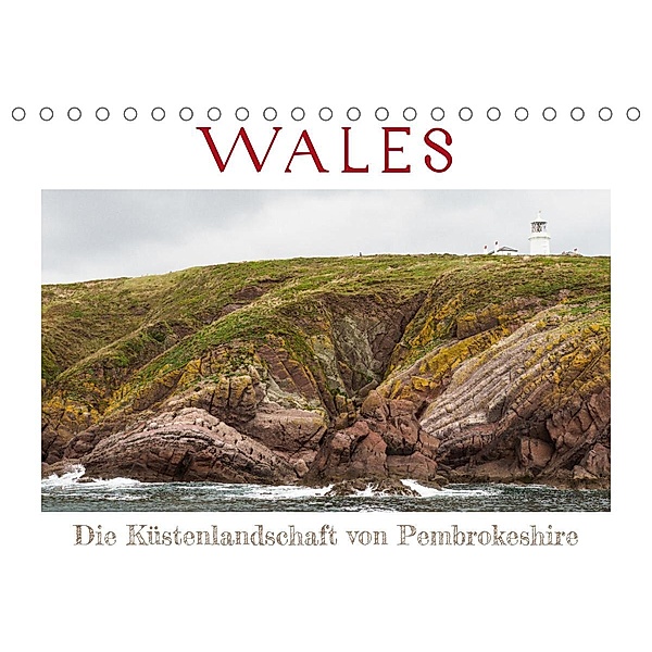 WALES - Die Küstenlandschaft von Pembrokeshire (Tischkalender 2023 DIN A5 quer), Reiner Pechmann