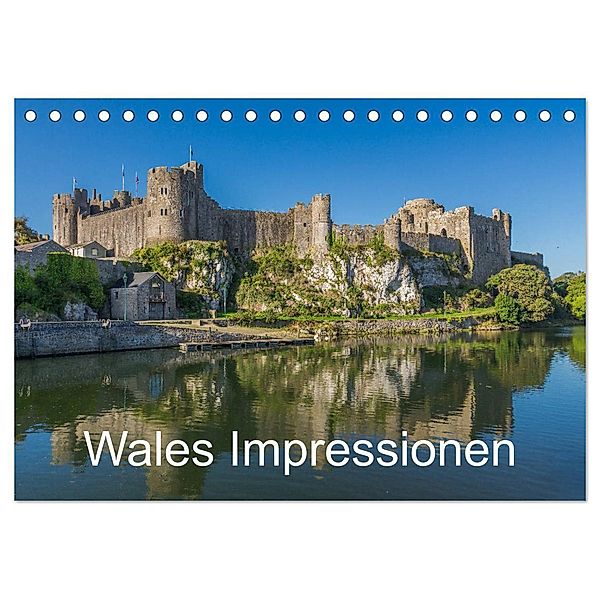 Wales Impressionen (Tischkalender 2024 DIN A5 quer), CALVENDO Monatskalender, ReDi Fotografie