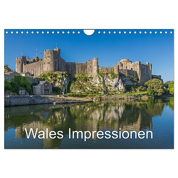 Wales Impressionen (Wandkalender 2024 DIN A4 quer), CALVENDO Monatskalender, ReDi Fotografie