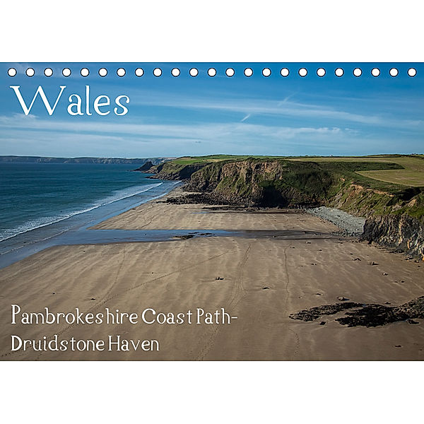 Wales- Pambrokeshire Coast Path- Druidstone Haven (Tischkalender 2019 DIN A5 quer), ppicture- Petra Voß