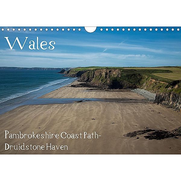Wales- Pambrokeshire Coast Path- Druidstone Haven (Wandkalender 2021 DIN A4 quer), ppicture- Petra Voß