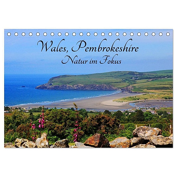 Wales Pembrokeshire - Natur im Fokus- (Tischkalender 2024 DIN A5 quer), CALVENDO Monatskalender, Natascha Valder