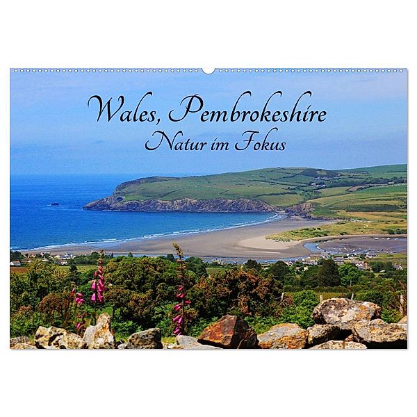 Wales Pembrokeshire - Natur im Fokus- (Wandkalender 2024 DIN A2 quer), CALVENDO Monatskalender, Natascha Valder