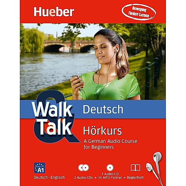 Walk & Talk Deutsch Hörkurs, 2 Audio-CDs + MP3-CD + Begleitheft, Renate Luscher