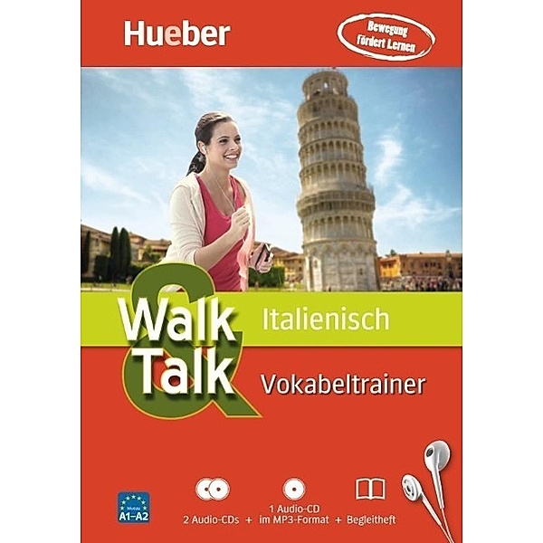 Walk & Talk Italienisch Vokabeltrainer, 2 Audio-CDs + MP3-CD + Begleitheft, Hildegard Rudolph