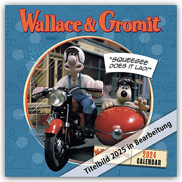 Wallace and Gromit 2025 - Wandkalender, Danilo Promotion Ltd