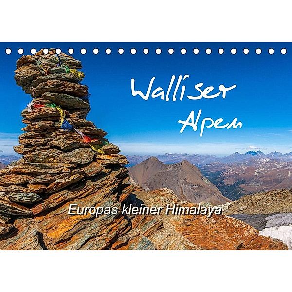 Walliser Alpen - Europas »kleiner« HimalayaCH-Version  (Tischkalender 2023 DIN A5 quer), Michael / Gratz-Prittwitz, Brigitte Prittwitz