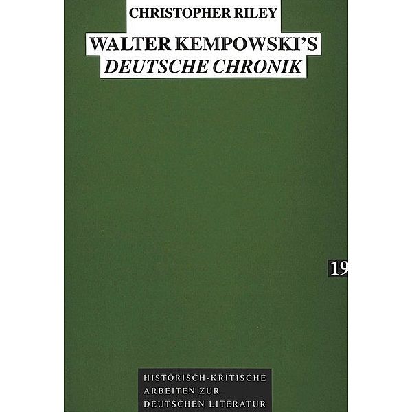 Walter Kempowski's Deutsche Chronik, Christopher Riley