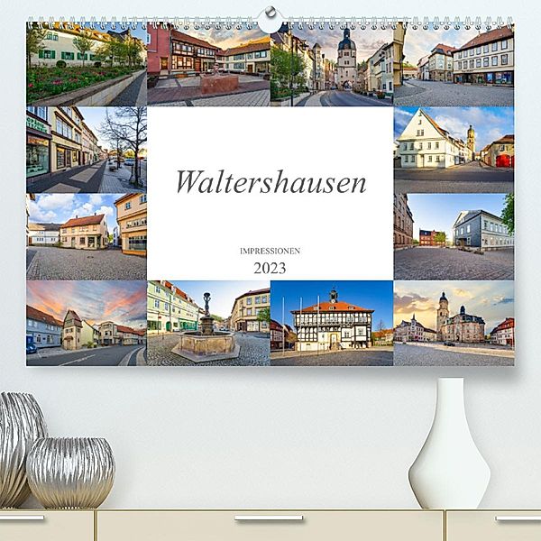 Waltershausen Impressionen (Premium, hochwertiger DIN A2 Wandkalender 2023, Kunstdruck in Hochglanz), Dirk Meutzner