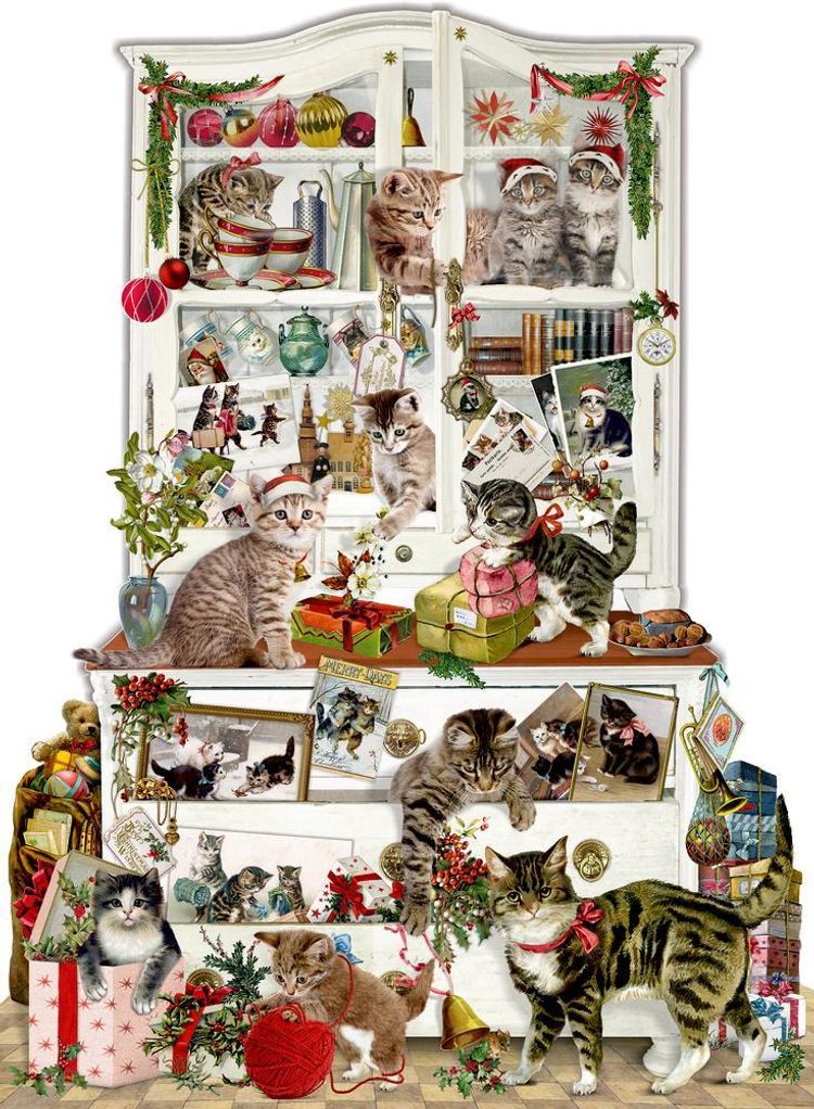 Wand-Adventskalender - Katzen im Advent - Kalender bestellen